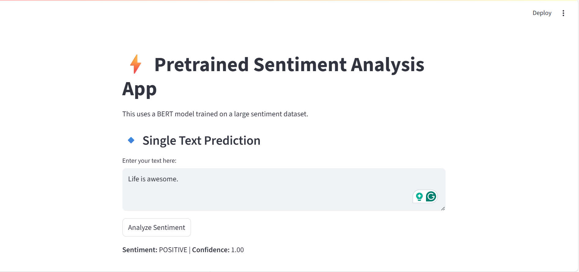 Sentiment Analysis